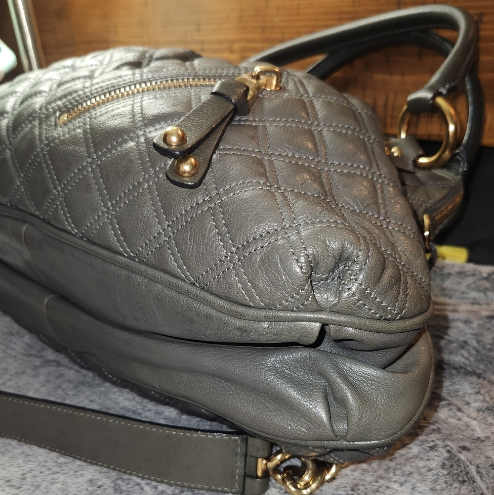 Marc Jacobs Large Cecilia Satchel Bag In Gray - Picture 9 of 17
